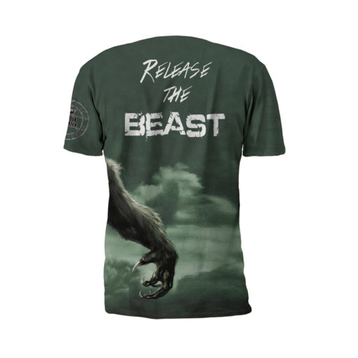Alpha Beast Performance Tee Shirt by Battle Tek Athletics – Back View