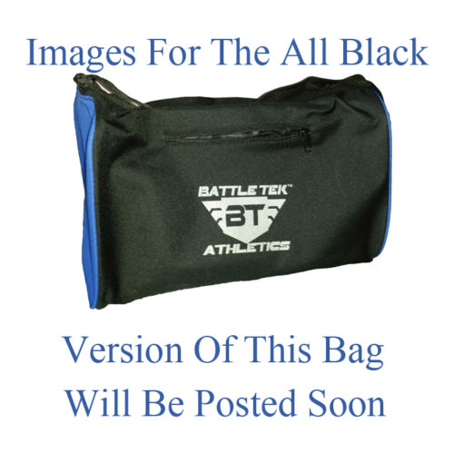 The Small All Black Battle Tek Athletics Duffel Bag Offers An Alternative To Larger Gym or Duffel Bags For Personal and Athletic Gear Transport