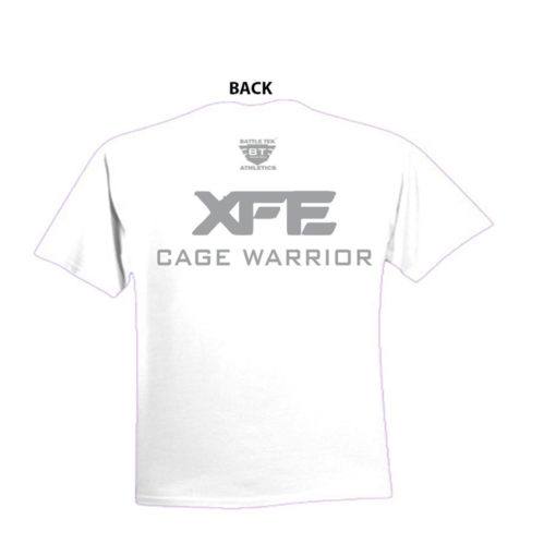 Battle Tek Athletics XFE Cage Warrior Performance Tee Back View